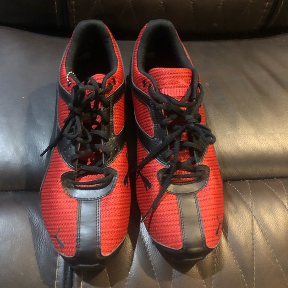 Puma Other - Puma men’s Tazon 6 Ridge sneakers black/red 12